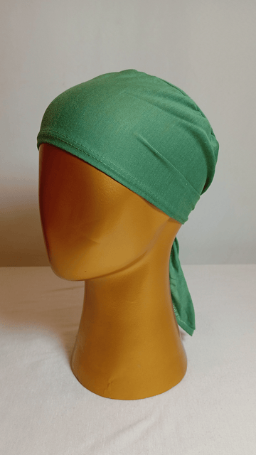 Plain Tie Back Cap  - Light Green